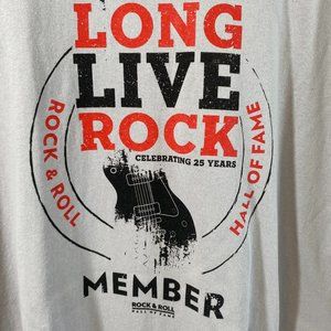 Rock & Roll Hall of Fame Member Short Sleeve T-Shirt NWOT Men's 2XL
